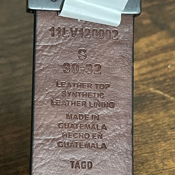 Levi's Brown Leather Belt - Picture 9 of 9
